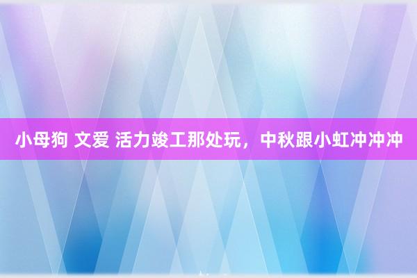 小母狗 文爱 活力竣工那处玩，中秋跟小虹冲冲冲