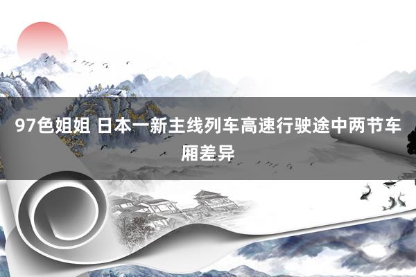 97色姐姐 日本一新主线列车高速行驶途中两节车厢差异