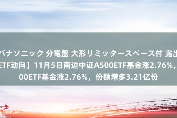 パナソニック 分電盤 大形リミッタースペース付 露出・半埋込両用形 【ETF动向】11月5日南边中证A500ETF基金涨2.76%，份额增多3.21亿份