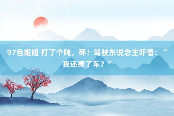 97色姐姐 打了个盹，砰！驾驶东说念主吓懵：“我还撞了车？”